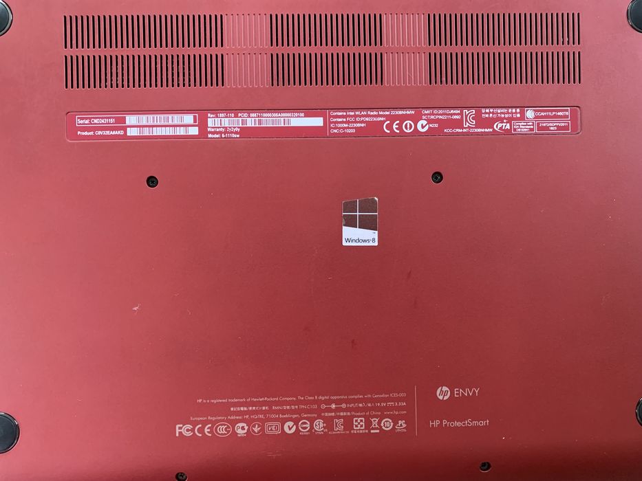 Laptop hp ultrabook