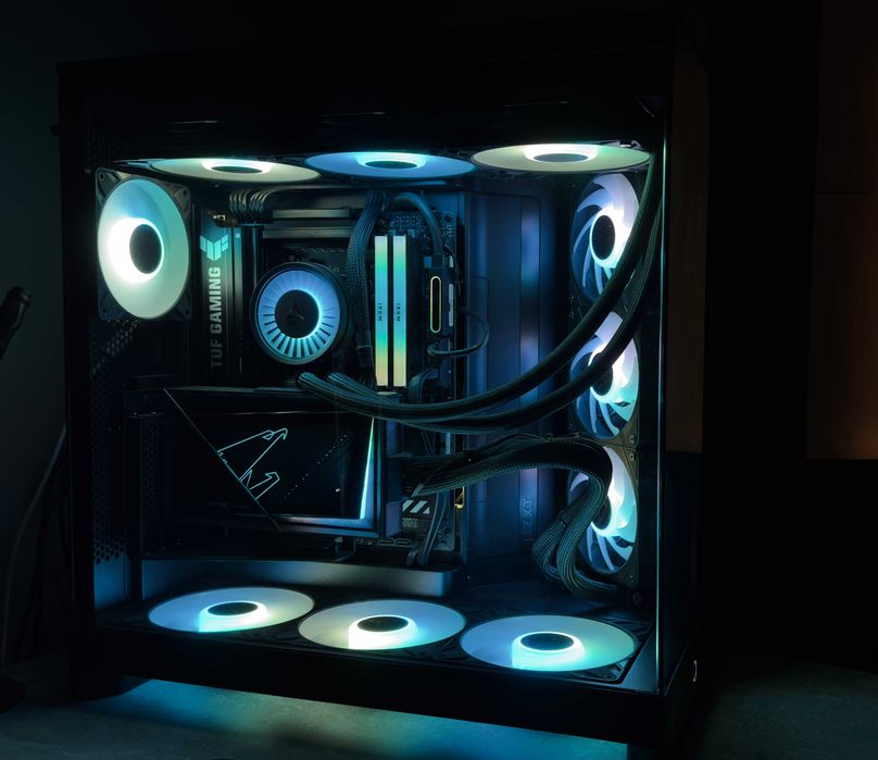 Komputer gamingowy | Ryzen 7 9800X3D | 64GB DDR5 | 2.5TB NVMe | Bez karty graficznej