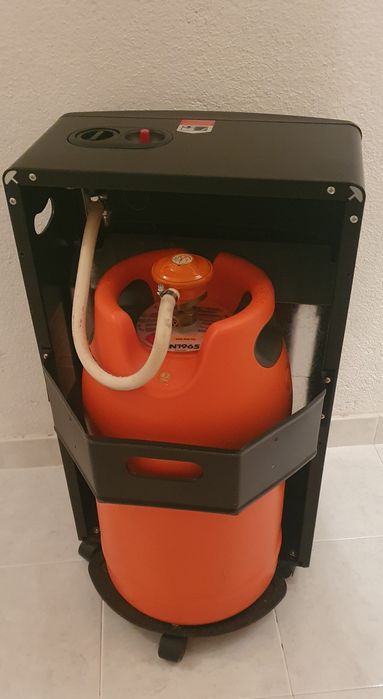 Aquecedor a gás com oferta de botija