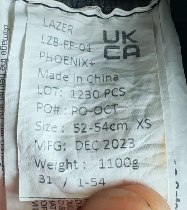 Kask Rowerowy Lazer Phoenix+ roz. XS, 52-54 cm