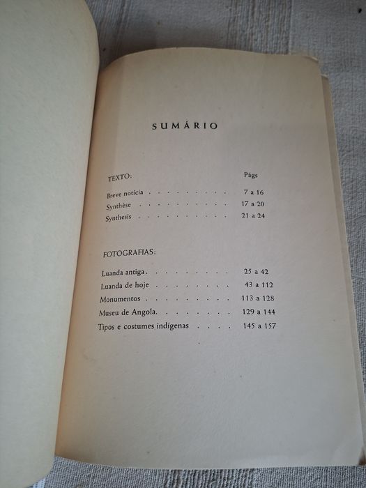 Luanda Angola livro antigo