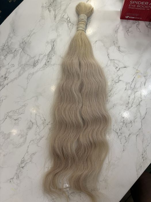 Włosy słowiańskie lux 60 cm 100 g jak dziewicze blond