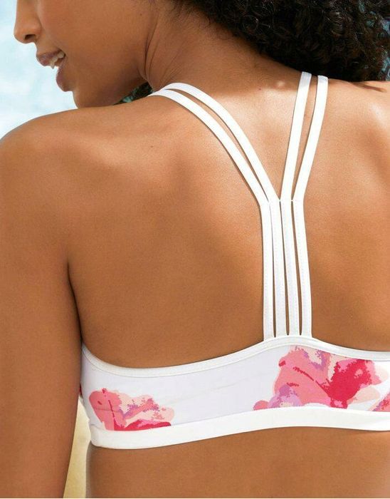 B.P.C bikini bustier z figami białe w kolorowe wzory 40.