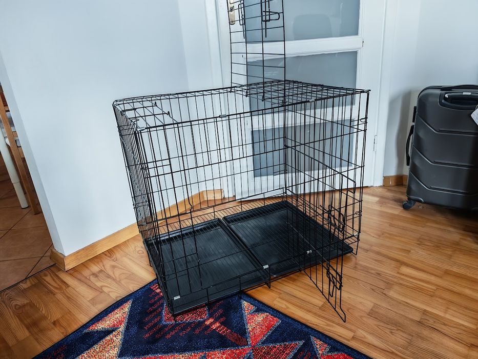 Klatka Kennelowa Metalowa XL 83cm NOWY Kojec Transporter Dla Zwierząt