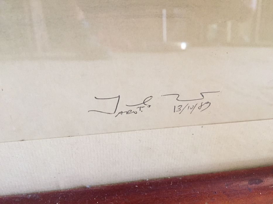 Pintura Aguarela do novo aeroporto de Faro