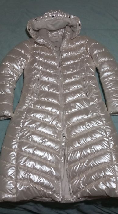 Sobretudo impermeável pérola  - Tamanho S