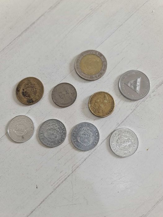 Conjunto Coleção Lote de Moedas Estrangeiras Coins Collection Foreign Countries Set Pack