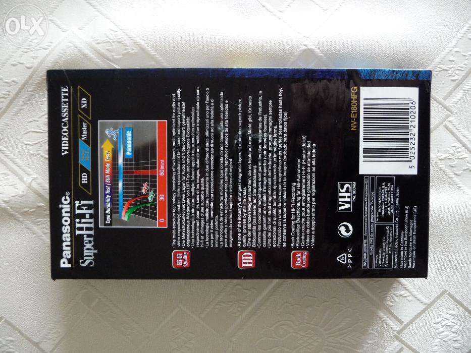 Kaseta VHS stereo Super HIFI - Panasonic E180