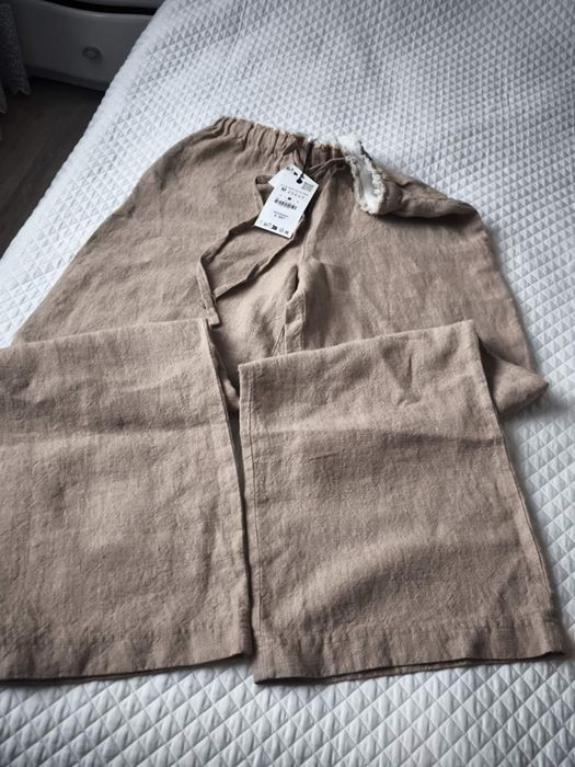 Брюки Zara лляні