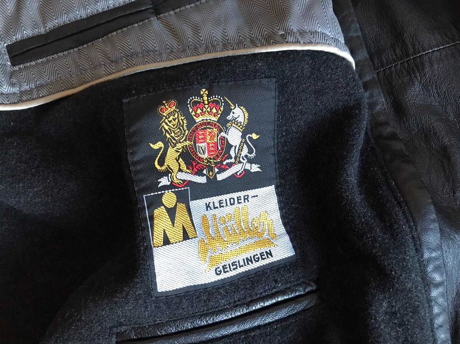 Мужская кожаная куртка  Muller размер 54-56