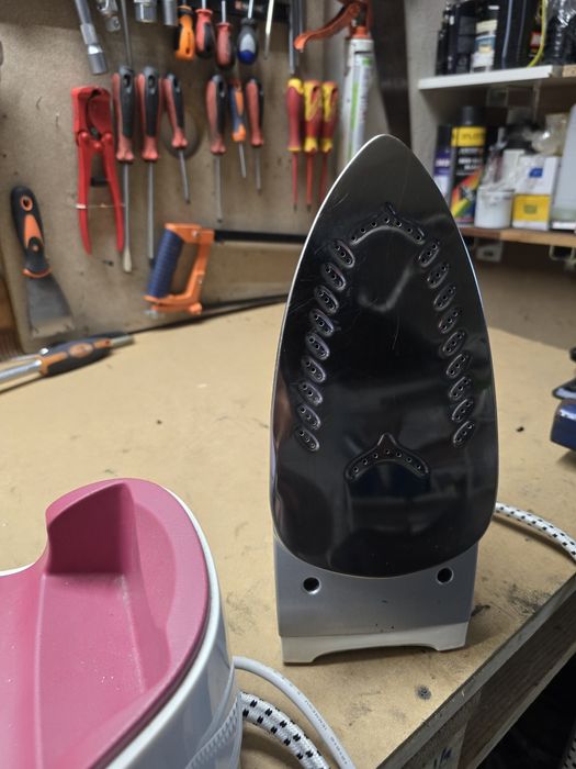 Ferro com caldeira flama