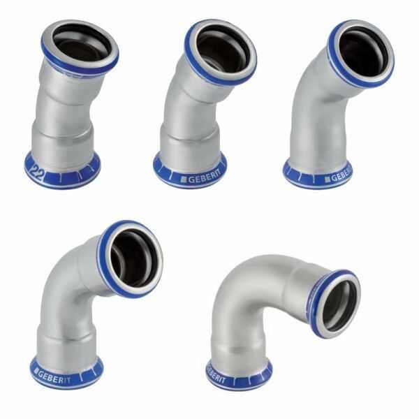 Geberit Mapress Edelstahl kolanka, trójniki, mufy, złączki