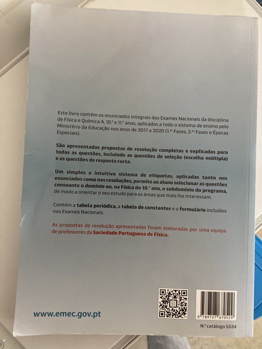 Preparação exames nacionais 10 e 11 física e química