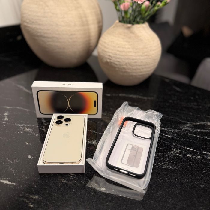 iPhone 14 Pro Złoty ! Pamięć 128 nowe etui gratis