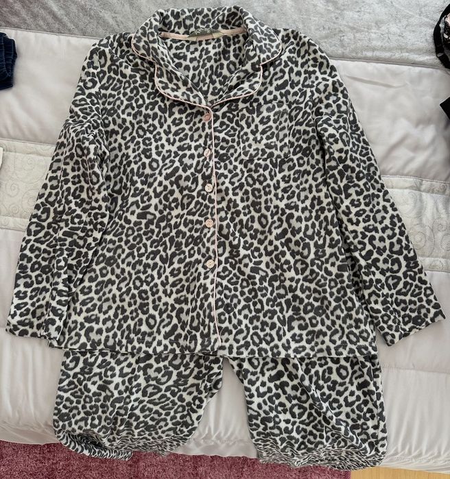 Pijama Calças + Camisa Flanela como NOVO M