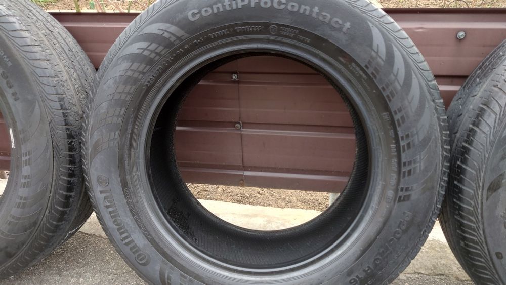Шины б/у Лето 205/70R16 Continental ContiPro contact