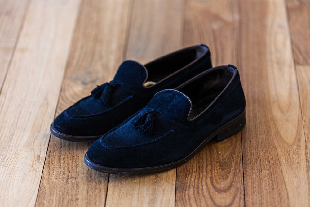 Mocassim Azul Massimo Dutti