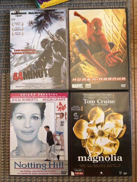 Dvd filme Notthing hill homem aranha 44 minutos  a