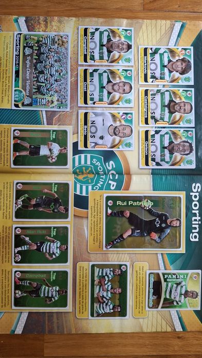 Caderneta Panini Futebol 2016-17 + Euro 2016 Portugal, Completa