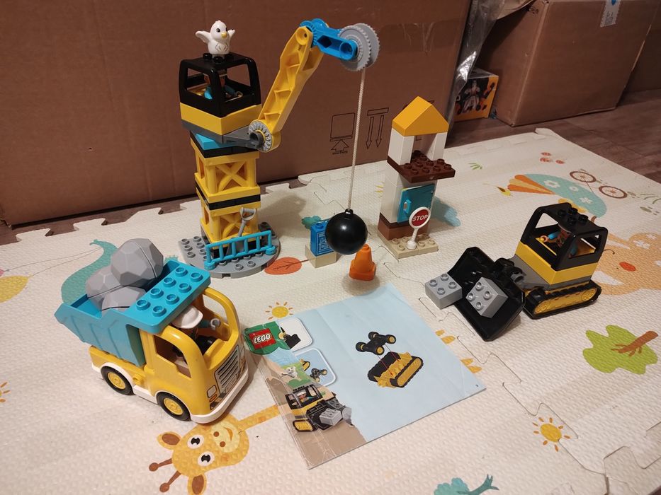 Lego Duplo 10932, Будівельна техніка, Строительная  плошадка/техника