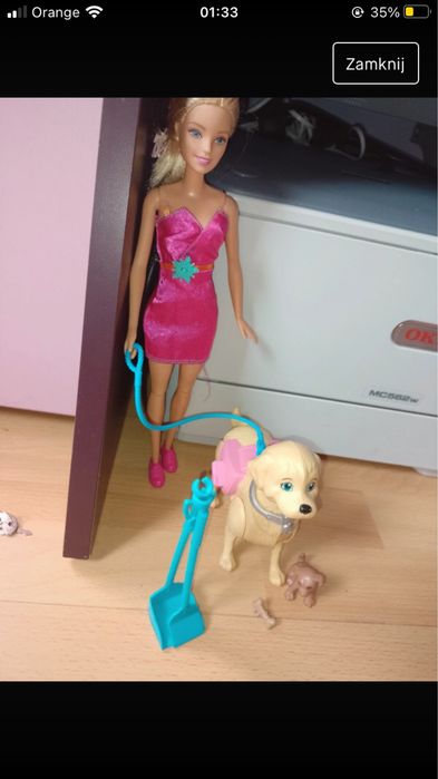 Barbie z pieskiem