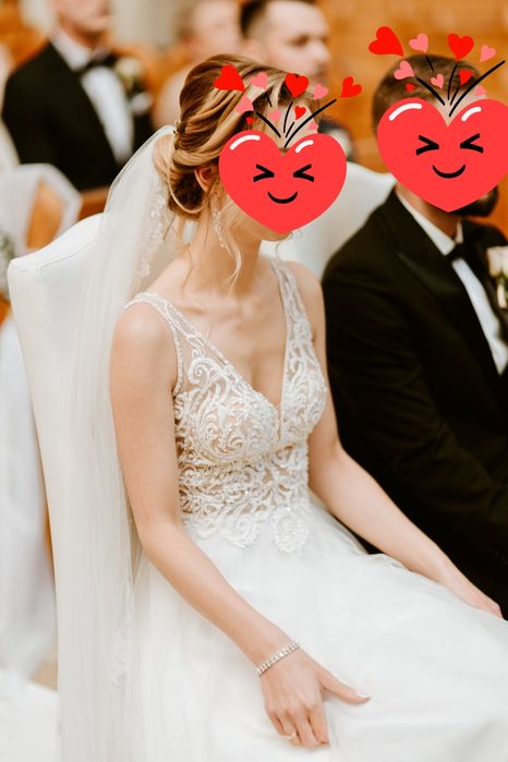 Suknia ślubna ivory Dasmarinas