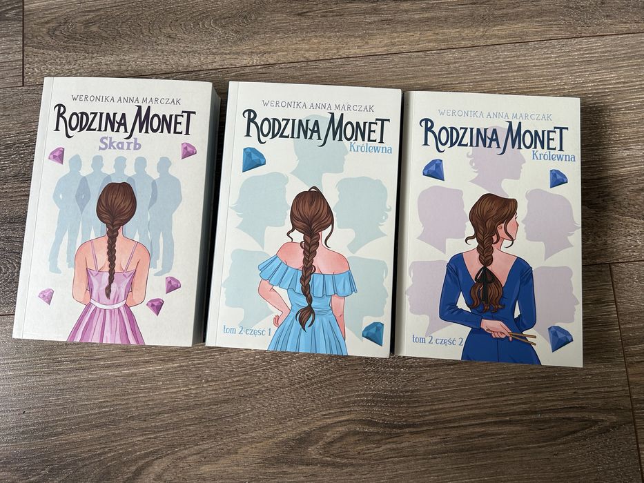 Zestaw ksiazek Rodzina monet