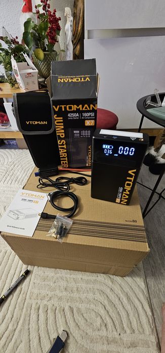 Vtoman x7 rozrusznik samochodowy 4w14 250A kompresor