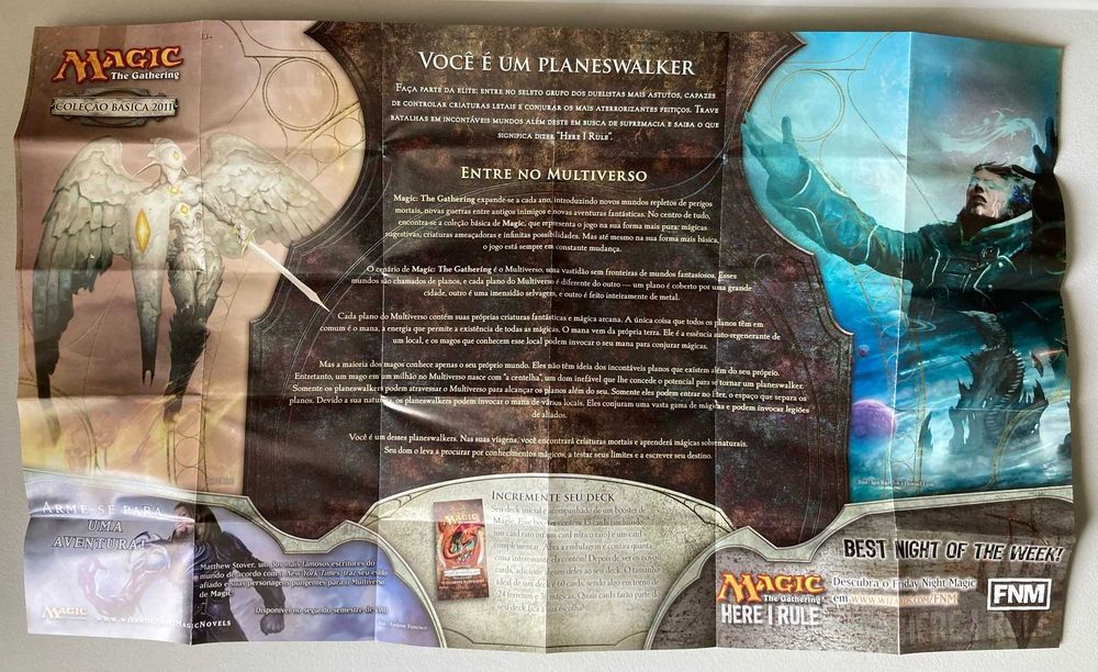 MTG Core Set 2011 Intro Pack Insert