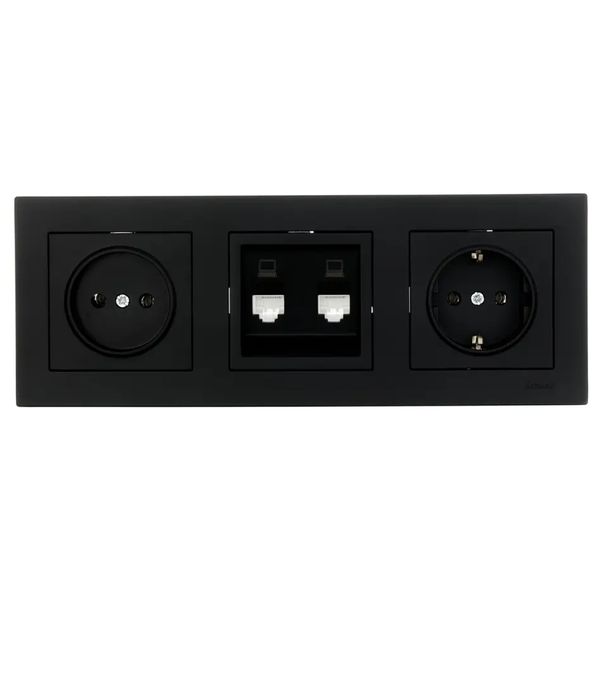 Розетки і вимикачі Лезард (Турція)  чорні кращі за Шнайдер ОПТ!!!