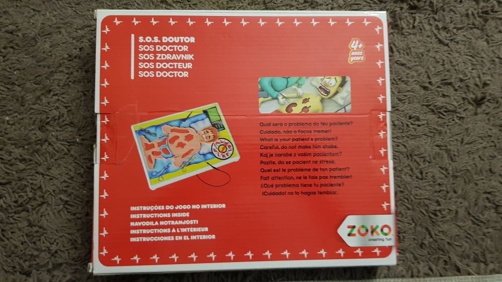 Jogo Tabuleiro SOS Doutor