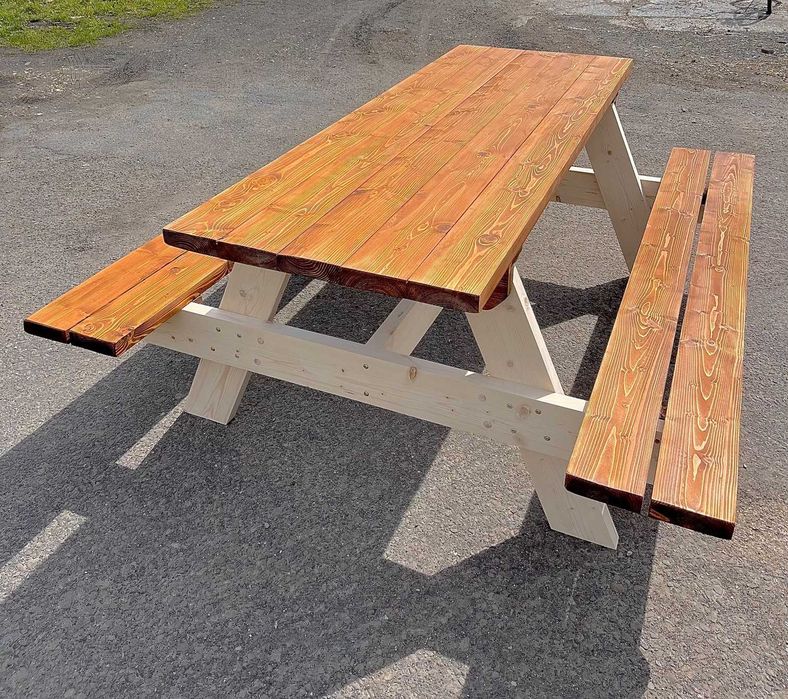 Ławostół, stół piknikowy, stół piwny, meble barowe, meble ogrodowe 2m