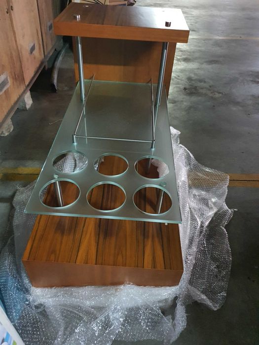 Mini Garrafeira em madeira