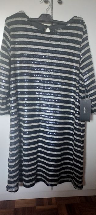 Vestido de lantejoulas Zara