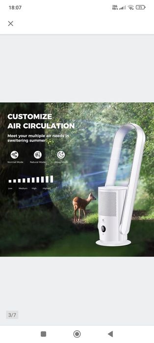 Oczyszczacz powietrza wentylator