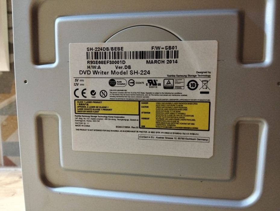 Nagrywarka DVD Samsung sh224 stan bardzo dobry