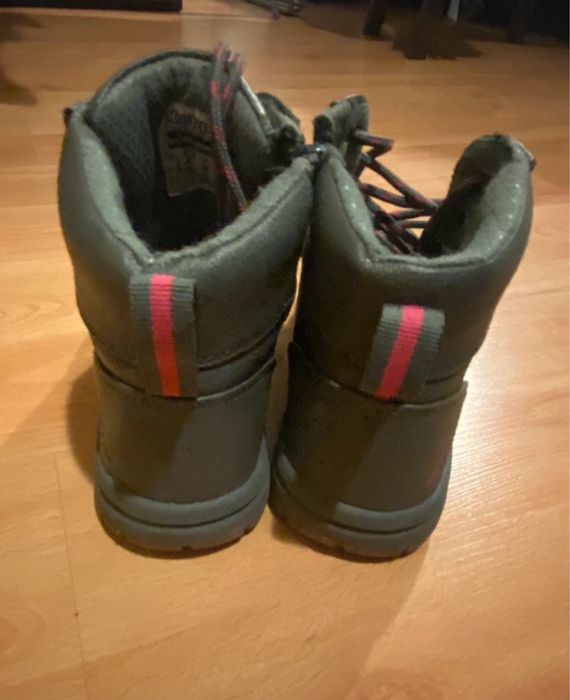 Szare buty kappa trapery