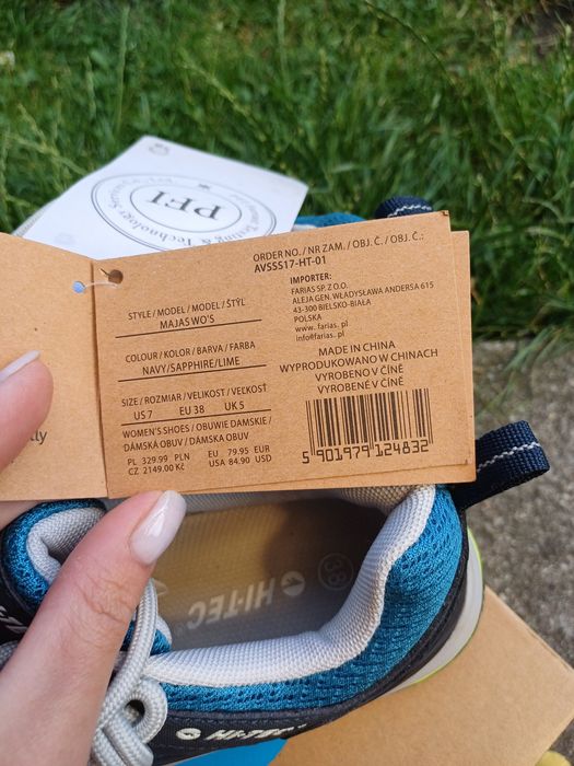 Buty turystyczne Majas marki Hi-Tec z przewiewną cholewką