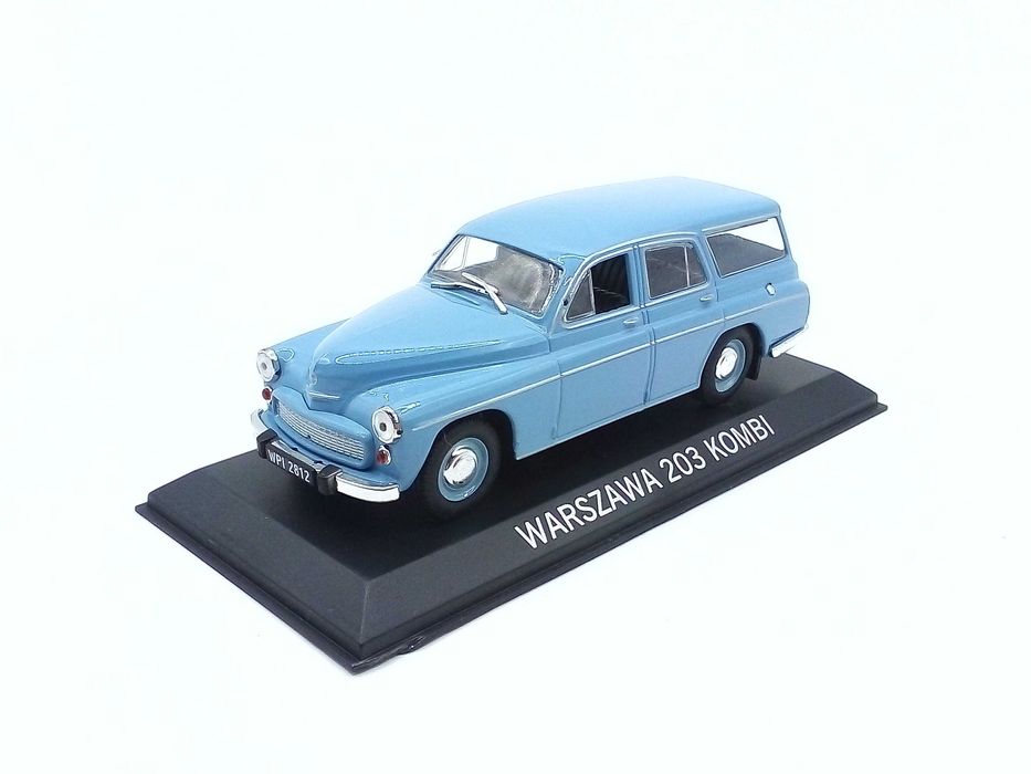Warszawa 203 Kombi - skala 1:43 - DeAgostini Kultowe Auta PRL Złota