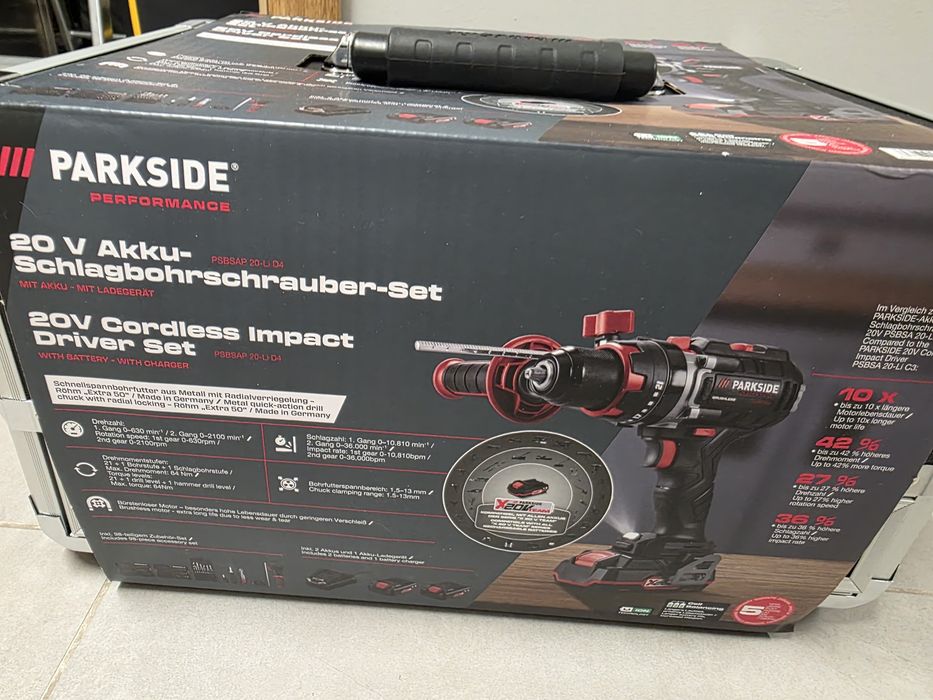 wiertarkowkrętarka udarowa, 20 V, PSBSAP 20-Li D4