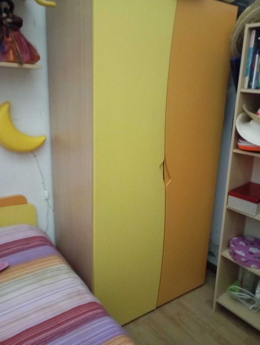 Mobília de quarto de solteiro completa