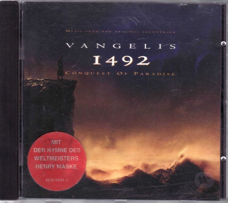 Vangelis.1492. Conquest Of Paradise. Фірмові CD фирменные