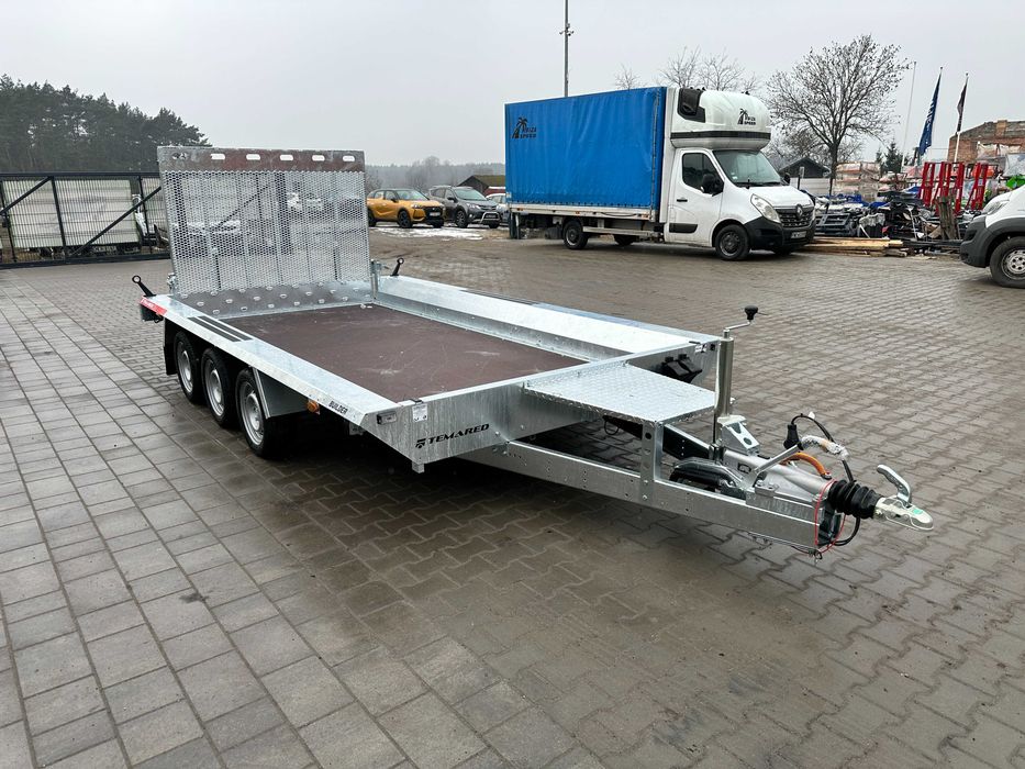 Nowa przyczepa do przewozu minikoparki Temared BUILDER 3 4018/3 3,5T