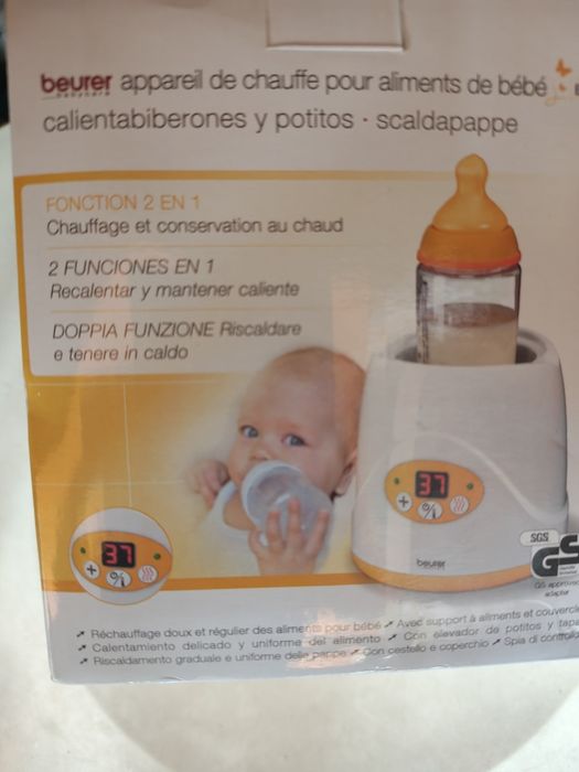 Aquecedor de biberão novo selado beurer BY 52