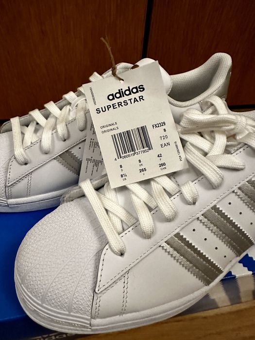 Sapatilhas ADIDAS Superstar White-Silver Metallic
