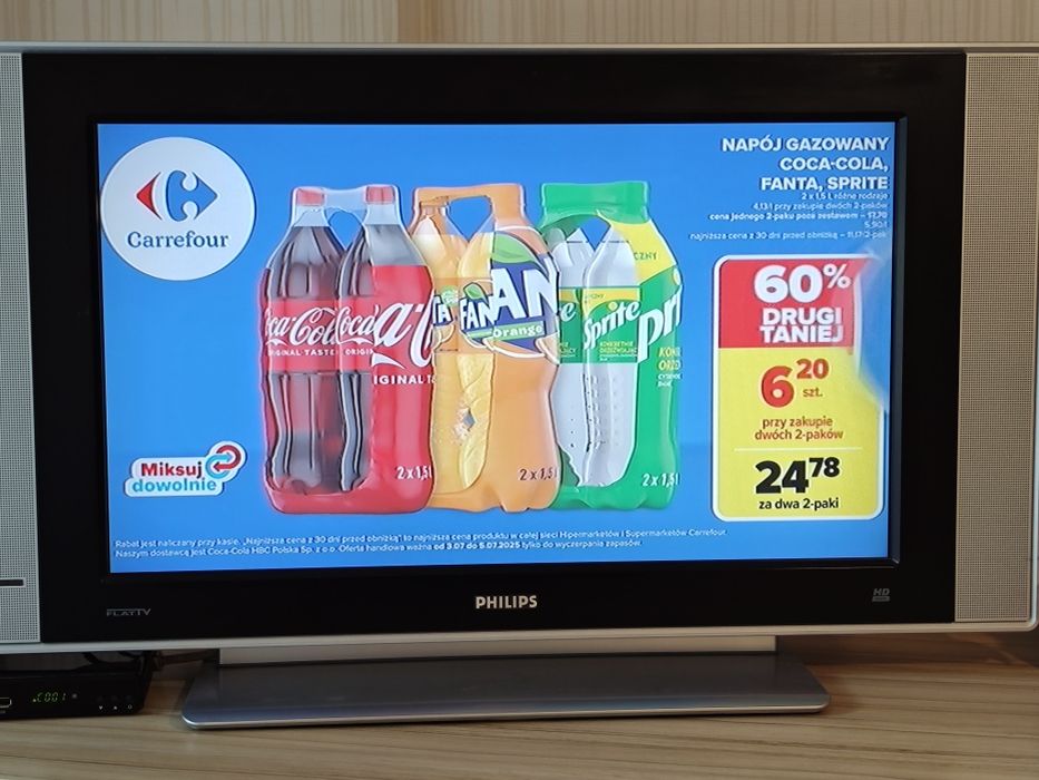 Telewizor Philips 26cali. z dekoderem DVB-T 2