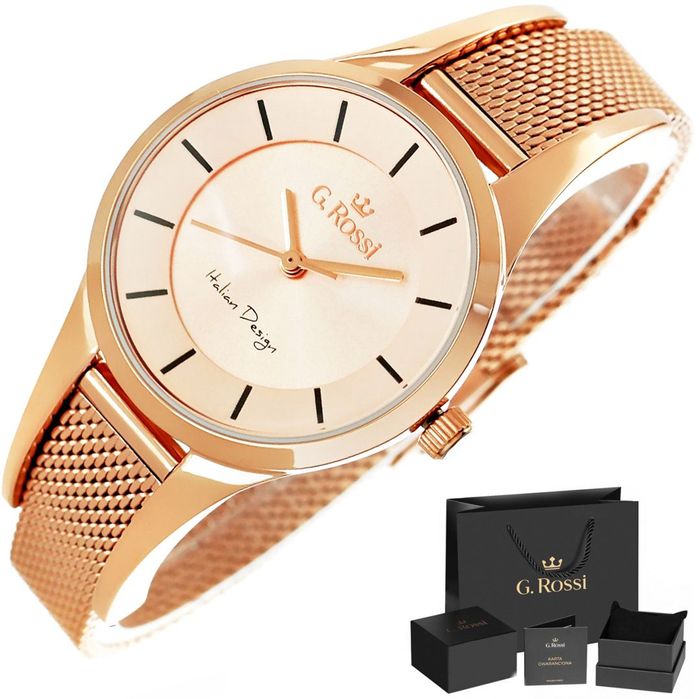 zegarek damski g.rossi 8154b-4d2 + box