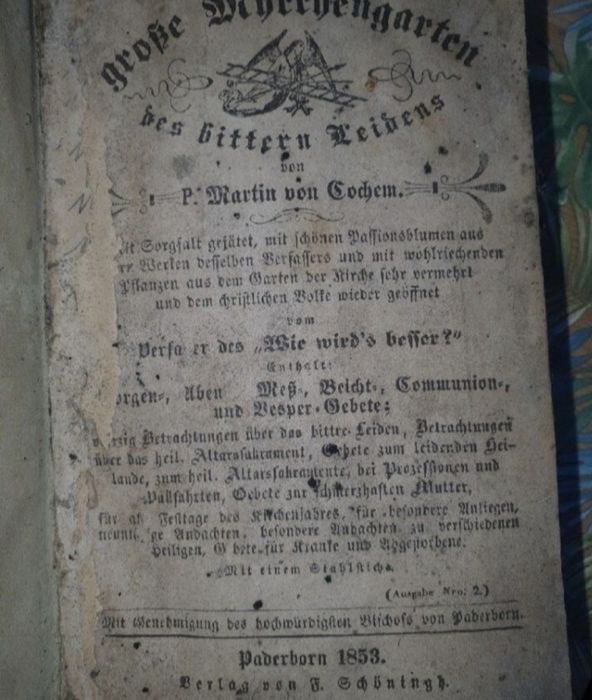 Antyk 1853 | Wielki Ogród Mirry - Martin von Cochem | Paderborn