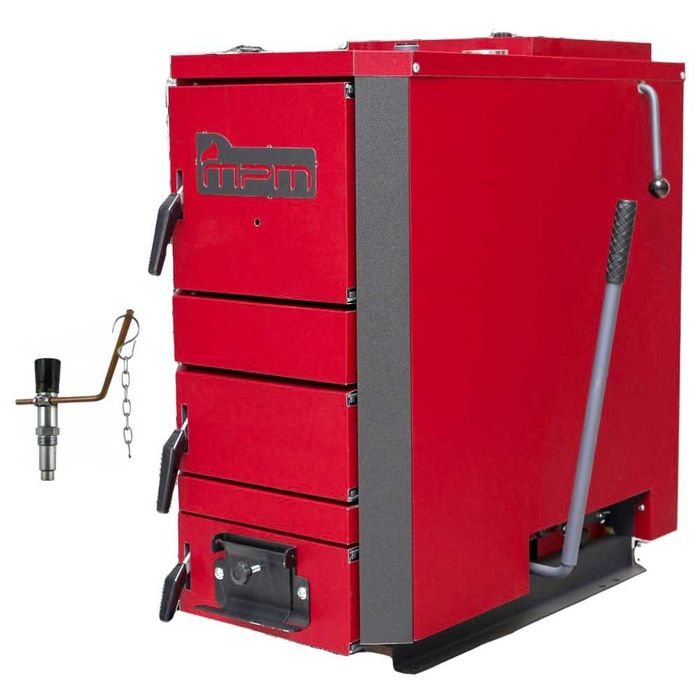 Kocioł, piec MPM WOOD Plus 14 kW - Ecodesign - zgazowujący drewno