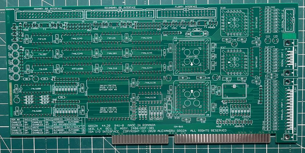Друковані плати для самостійного складання ретро-ПК і адаптерів